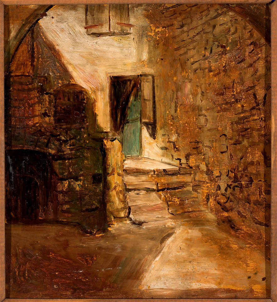 Tadeusz Makowski - Fragment starego domu - MPW 2352 MNW - National Museum in Warsaw