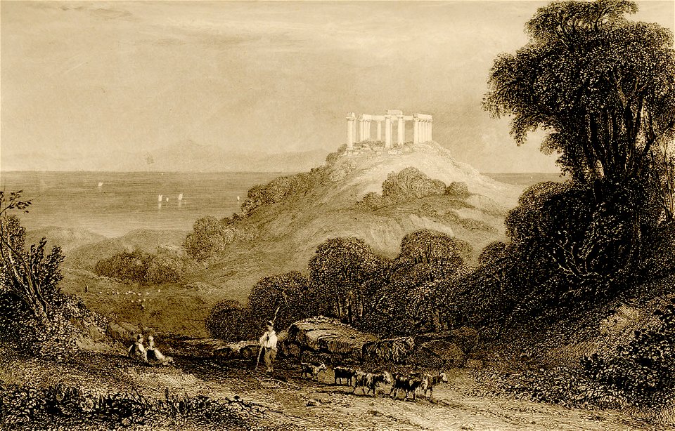 Temple of Minerva in Aegina, formerly called Jupiter Panhellenicus - Wordsworth Christopher - 1882