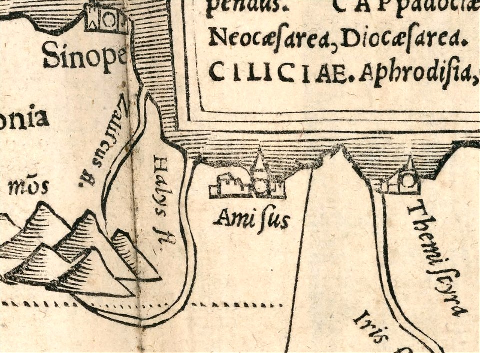 Tabvla Asiae I, Münster (Samsun)