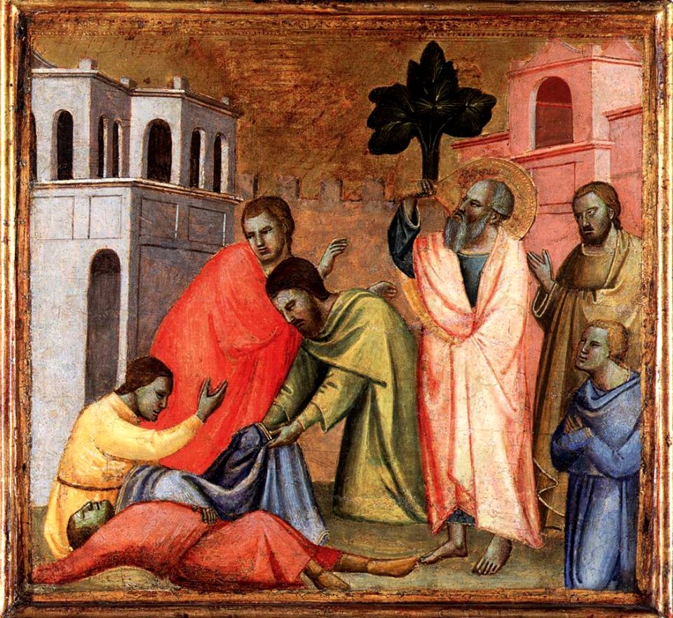 Taddeo Gaddi - St John the Evangelist Drinking from the Poisoned Cup - WGA08392