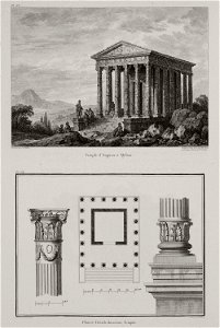 Temple d'Auguste à Mylasa - Choiseul-gouffier Gabriel Florent Auguste De - 1782