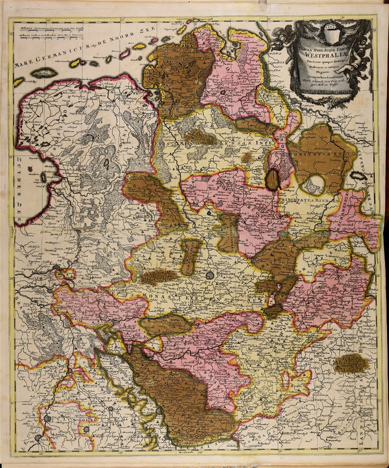 Tabula nova atque exacta Westphaliae - CBT 5873437