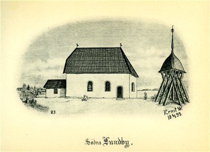 Södra Lundby kyrka 1893 (Ernst Wennerblad 1902)