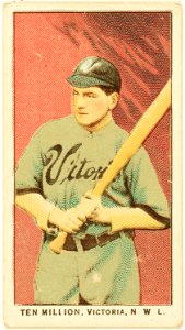Ten Million, Victoria Team, baseball card portrait LCCN2007685567