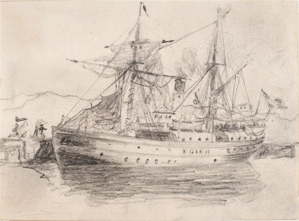 Teckning - Sjöhistoriska museet - SB 168