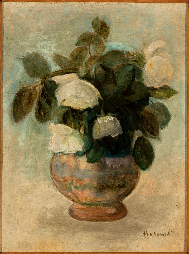 Tadeusz Makowski - Białe róże - MPW 2720 MNW - National Museum in Warsaw