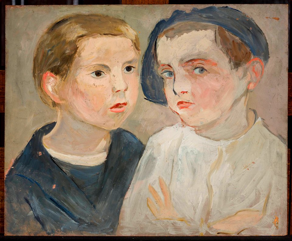 Tadeusz Makowski - Brothers - MPW 2557 MNW - National Museum in Warsaw