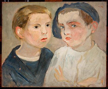 Tadeusz Makowski - Brothers - MPW 2557 MNW - National Museum in Warsaw