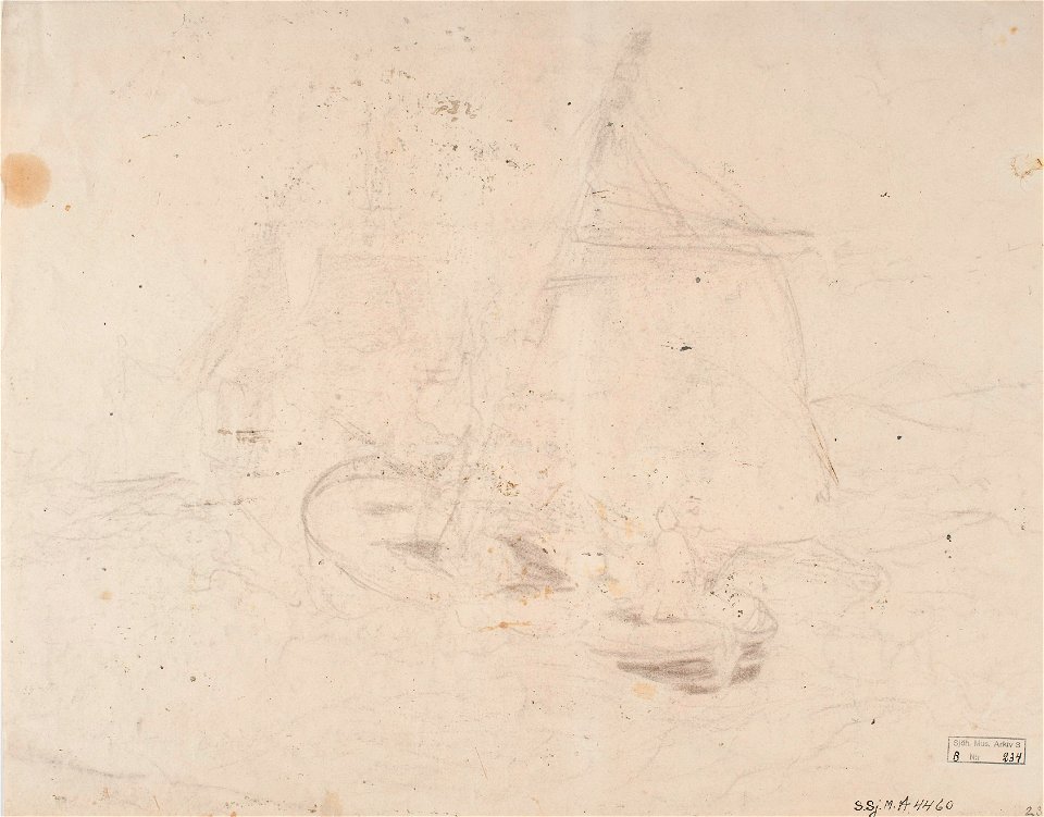 Teckning - Sjöhistoriska museet - SB 234