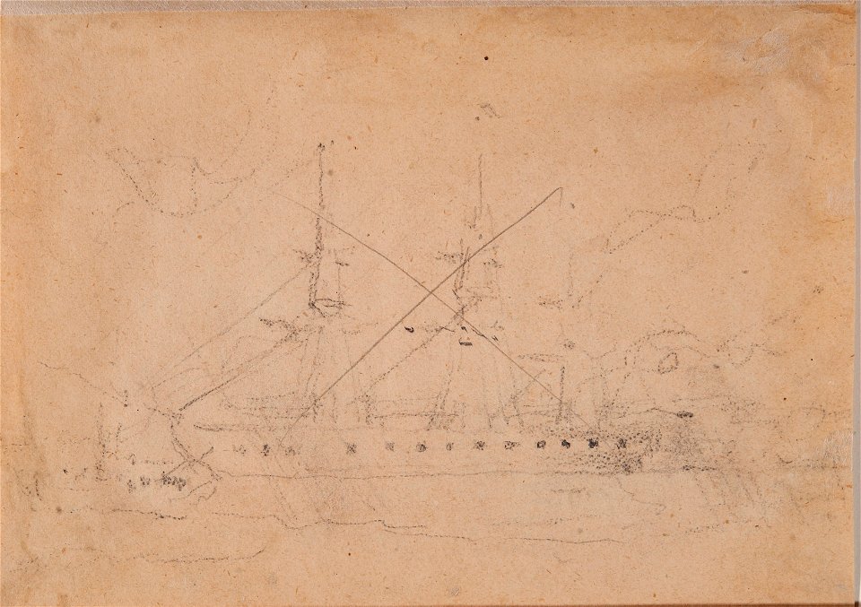 Teckning - Sjöhistoriska museet - SB 189