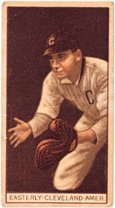 Ted Easterly, Cleveland Naps, baseball card portrait LCCN2008678351