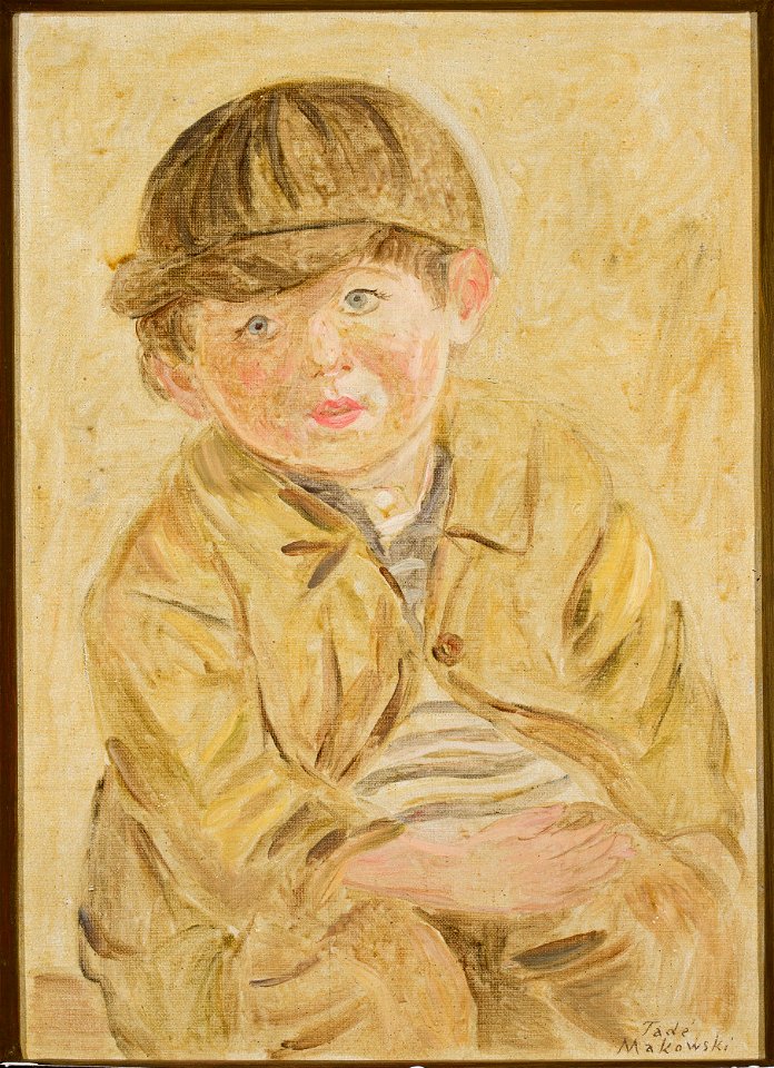 Tadeusz Makowski - Boy in a visored cap - MPW 2736 MNW - National Museum in Warsaw