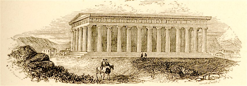 Temple of Theseus - Wordsworth Christopher - 1882. Free illustration for personal and commercial use.
