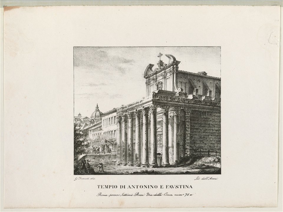 Tempio di Antonino e Favstina LCCN2003679885