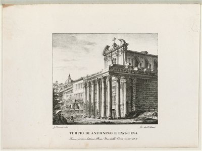 Tempio di Antonino e Favstina LCCN2003679885