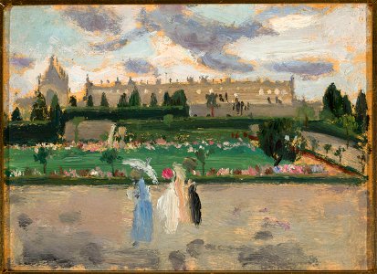 Tadeusz Makowski - Pejzaż miejski (Esplanade des Invalides) - MPW 2493 MNW - National Museum in Warsaw