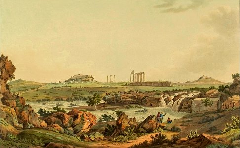 Temple of Iupiter Olympios in Athens (1821)