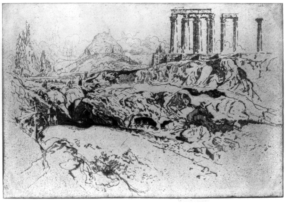 Temple of Jupiter, Athens LCCN2003676427