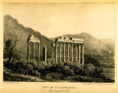 Temple at Labranda - Fellows Charles - 1839