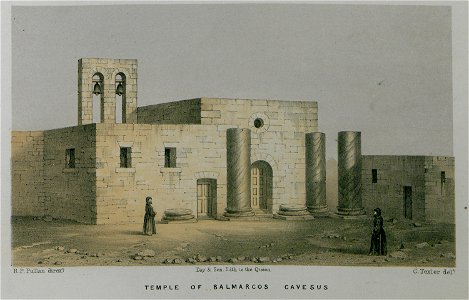 Temple of Balmarcos, Cavesos - Texier Charles - 1864
