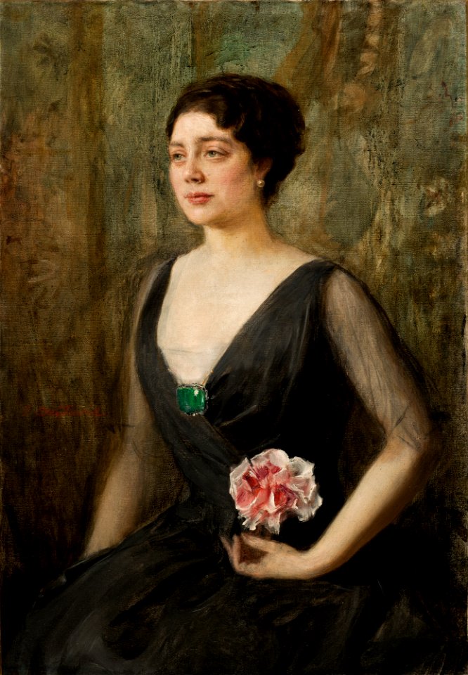 Teodor Axentowicz - Portrait of Izabela Szembekowa - MNK II-b-3069 - National Museum Kraków