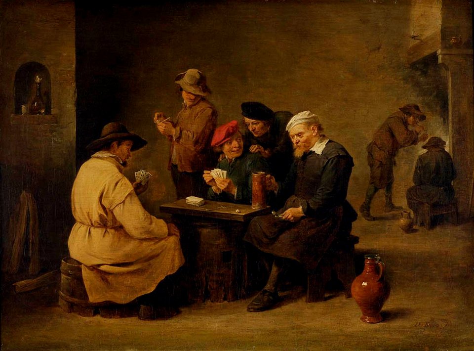 Teniers le Jeune, La partie de cartes