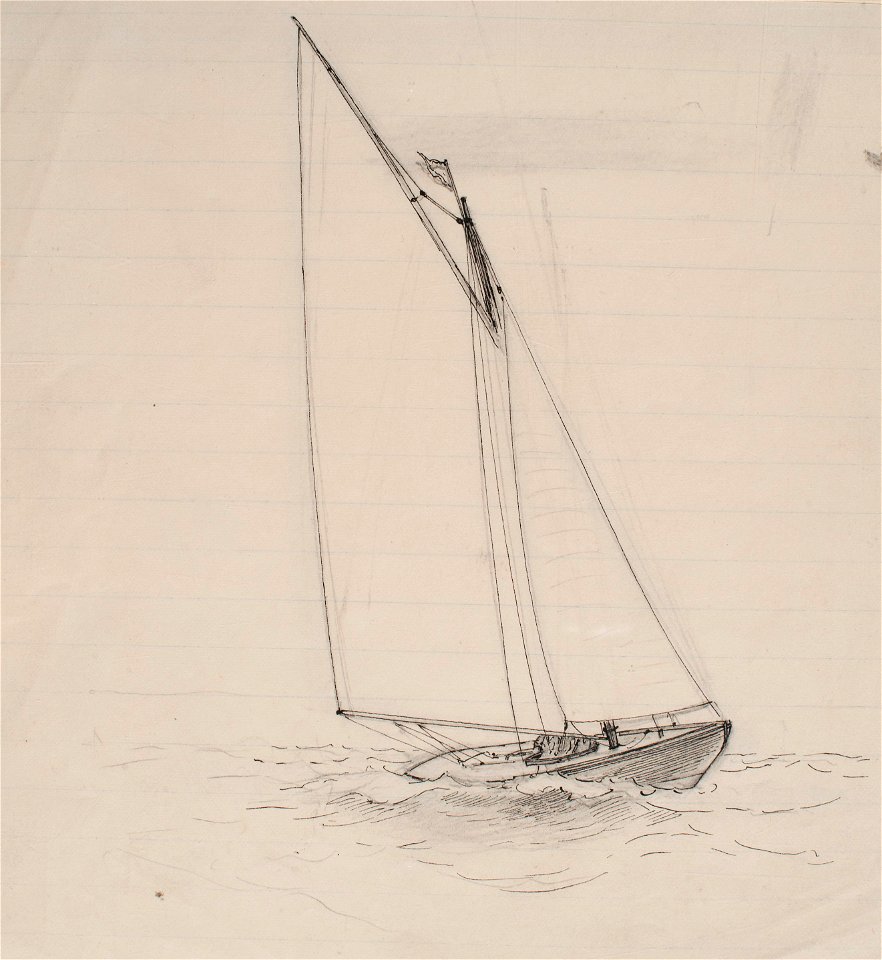 Teckning - Sjöhistoriska museet - SB 1427