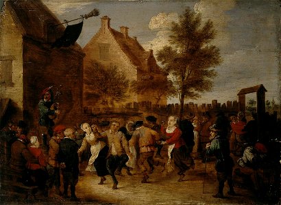 Abraham Teniers - Dorpsfeest (1660s)