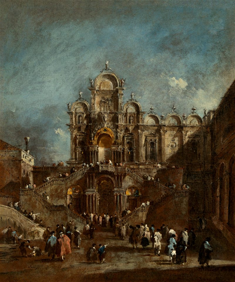 Temporary Tribune in the Campo San Zanipolo, Venice A13661