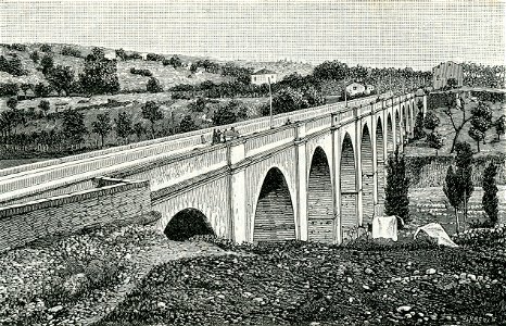 Teramo ponte sul fiume Vezzola