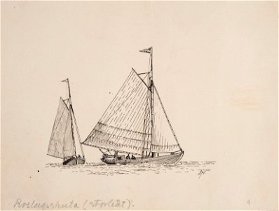 Teckning - Sjöhistoriska museet - SB 1455