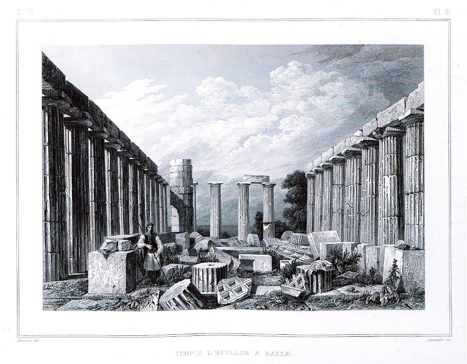 Temple d'Apollon à Bassae - Blouet Guillaume-abel - 1831