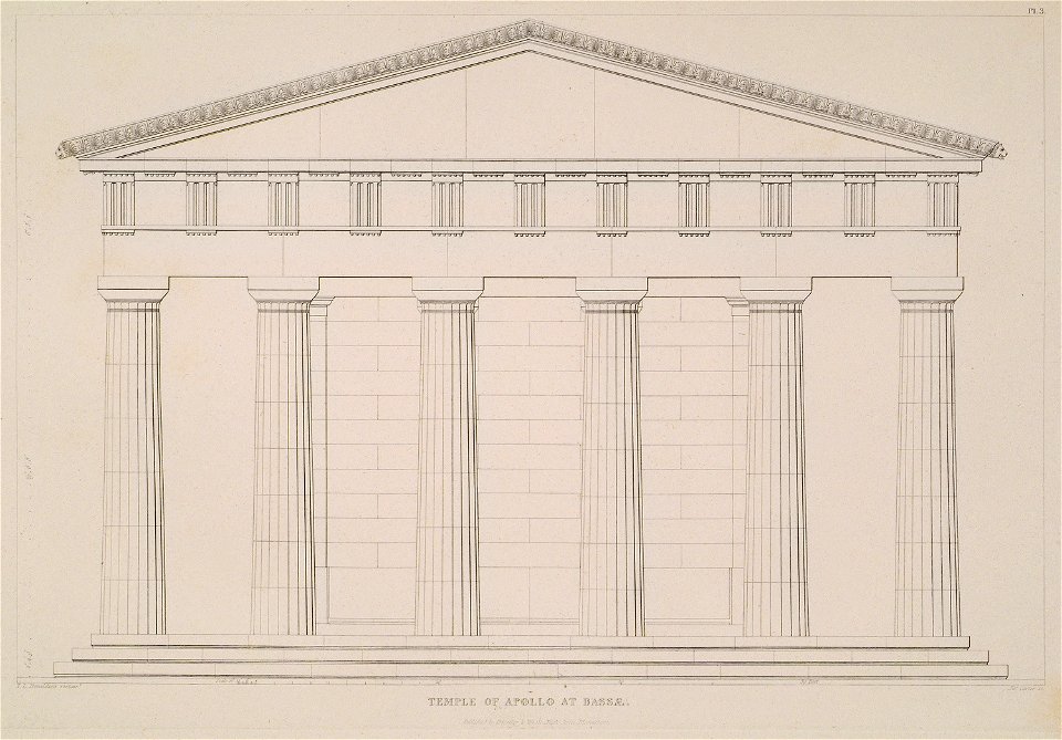 Temple of Apollo at Bassae - Cockerell Charles Robert Kinnard William Donaldsonthomas Leverton Jenkins William Railton William - 1830