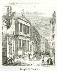 Temple de l'Oratoire, 1855