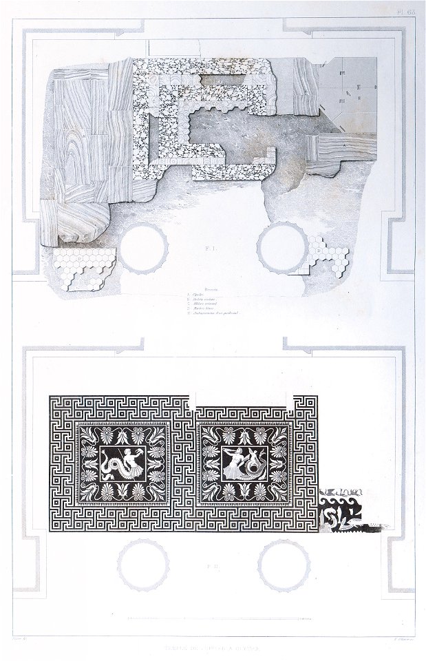 Temple de Jupiter à Olympie (3) - Blouet Guillaume-abel - 1831