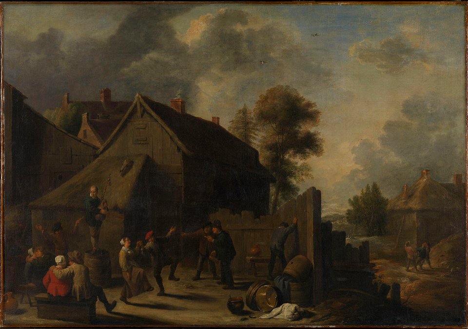 David Teniers (II) - A rustic party - NG.M.01357 - National Museum of Art, Architecture and Design