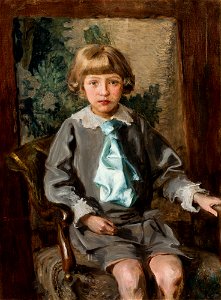 Teodor Axentowicz - Portrait of Iwo Łomiński as a Child - MNK II-b-1073 - National Museum Kraków