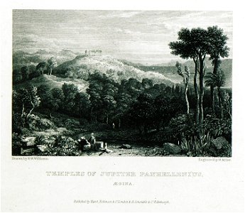 Temples of Jupiter Panhellenius, Aegina - Williams Hugh William - 1829