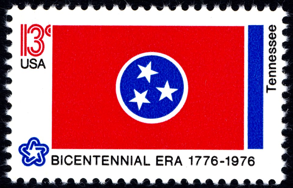 Tennessee Bicentennial 13c 1976 issue