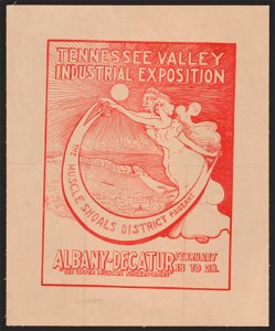 Tennessee valley industrial exposition, February 18 to 28. LCCN2014646766. Free illustration for personal and commercial use.