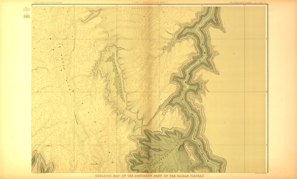 Tertiary history of the Grand cañon district, with atlas,... LOC gs05000790-13