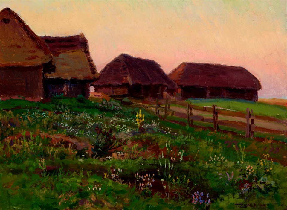 Teodor Ziomek - Landscape - MNK II-b-94 - National Museum Kraków
