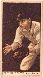 Ted Easterly, Cleveland Naps, baseball card portrait LCCN2008678351