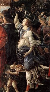 Tentaciones de Cristo (Botticelli), detalle VI. Free illustration for personal and commercial use.