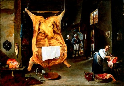David Teniers II - Butcher Shop (Boston)