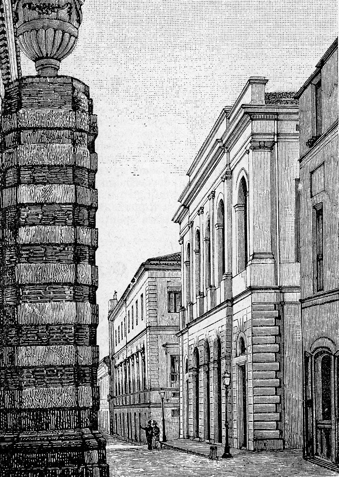 Teramo – Teatro Comunale (xilografia)