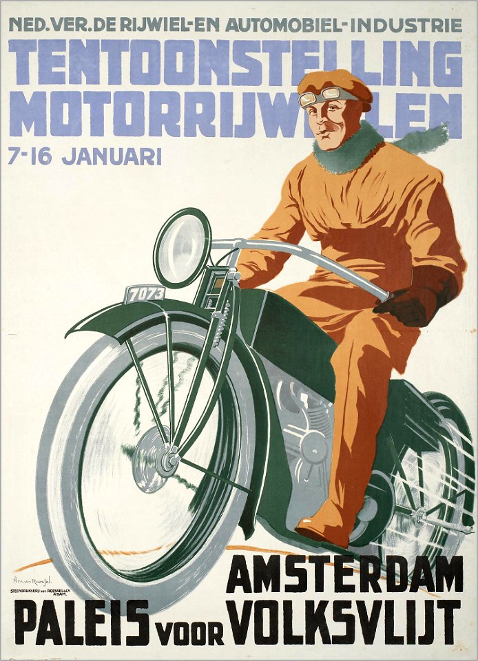 Tentoonstelling motorrijwielen