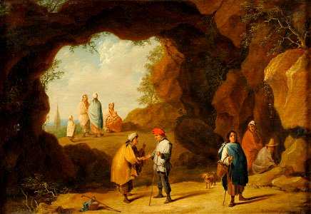 Teniers (circle) Fortune teller
