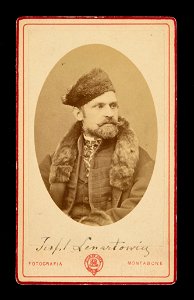 Teofil Lenartowicz w futrzanej czapce