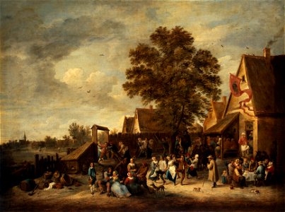 David Il G Teniers The Village Feast